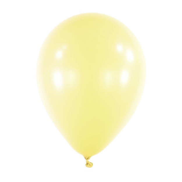 Obrázok z Balónik Macaron Lemon 30 cm, D27 - Makrónkový citrónový, 50 ks