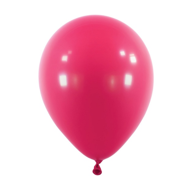 Obrázok z Balónik Crystal Magenta 30 cm, D46 - Tmavo ružový, 50 ks