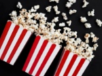 Obrázok z Krabičky na popcorn červeno-biele - 6 ks