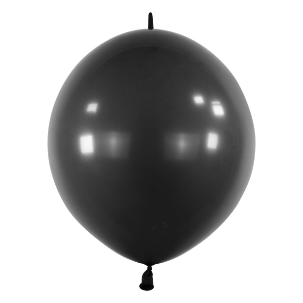 Obrázek z Balonek spojovací Jet Black, D14 - černý , 50 ks 