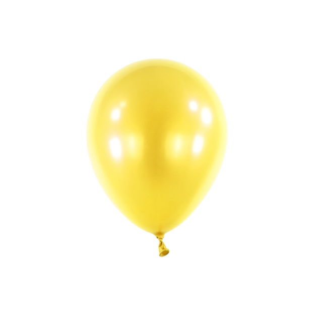 Obrázok z Balónik Metallic Yellow Sunshine 13 cm, DM30 - Žltý metalický, 100 ks