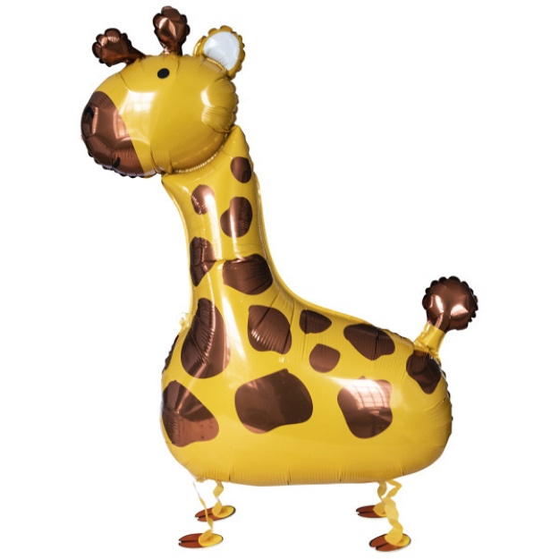 Obrázok z Chodiaci balónik Žirafa 109 cm 