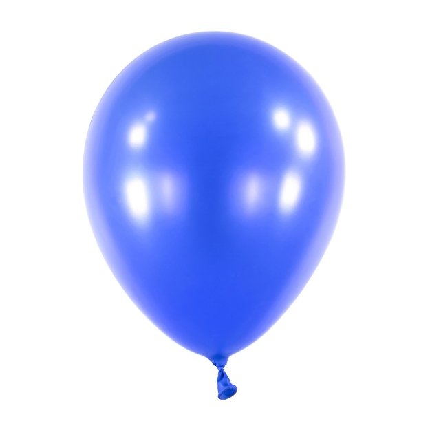 Obrázok z Balónik Metallic Bright Royal Blue 30 cm, DM36 - Modrý metalický