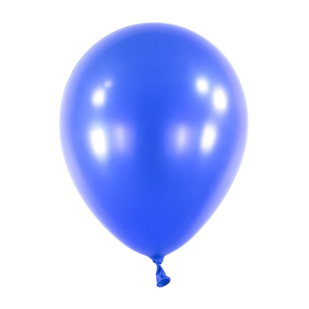 Obrázek z Balonek Metallic Bright Royal Blue 30 cm, DM36 - Modrý metalický, 50 ks 