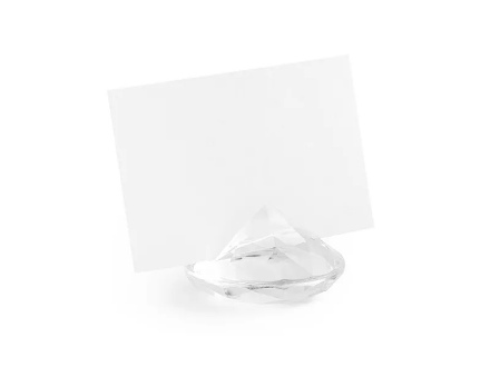 Obrázek Stojánek na jmenovky - Diamant - 4 cm, 10 ks