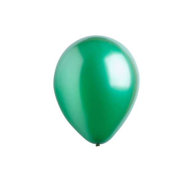 Obrázok z Balónik Metallic Festive Green 13 cm, DM55 - Tm. zelený metalický, 100 ks