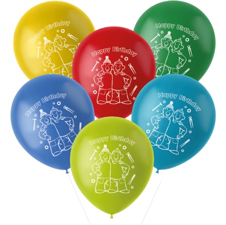 Picture of Latexové balonky Pat a Mat - 6 ks, 33 cm