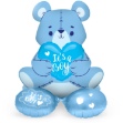Obrázok z Stojaci fóliový balónik Medvedík - It's a Boy - 61 cm