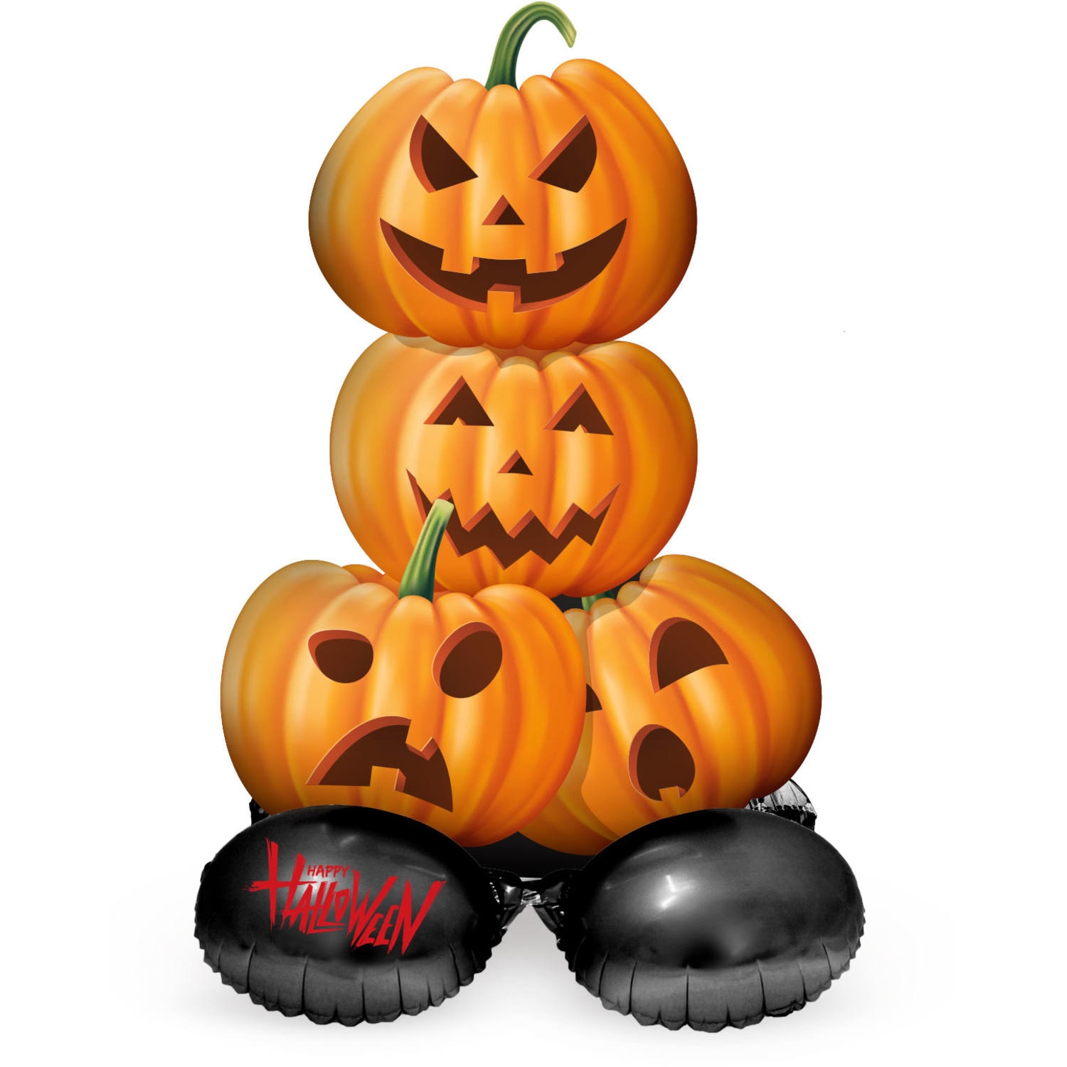 Stojící balónek dýně - Happy Halloween 74 cm