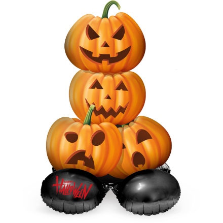 Obrázek Stojící balónek dýně - Happy Halloween 74 cm