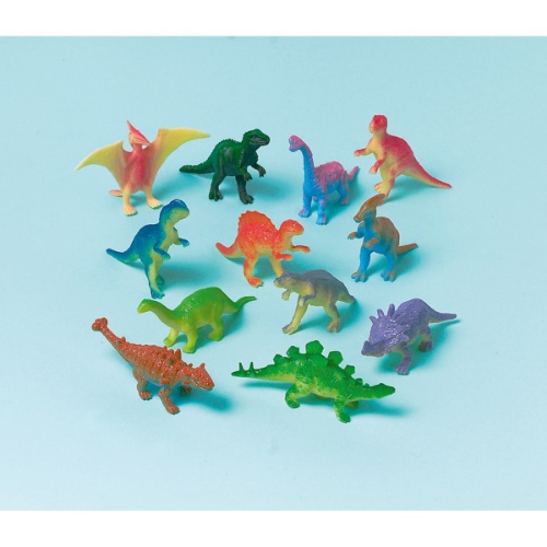 Levně Figurka dinosaurus plastová 12 ks - Amscan