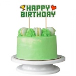 Obrázek z Dekorace na dort - Game On, Happy Birthday - 14 cm 