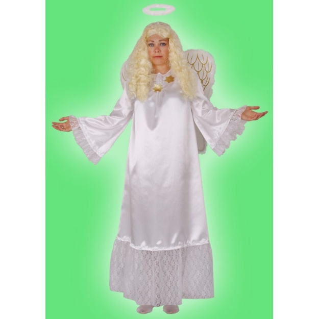 Obrázek z Kostým Anděl - šaty s krajkou - Divadelní kvalita 