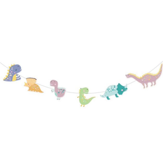 Obrázok z Party girlanda dinosaury 300 cm - PartyPal