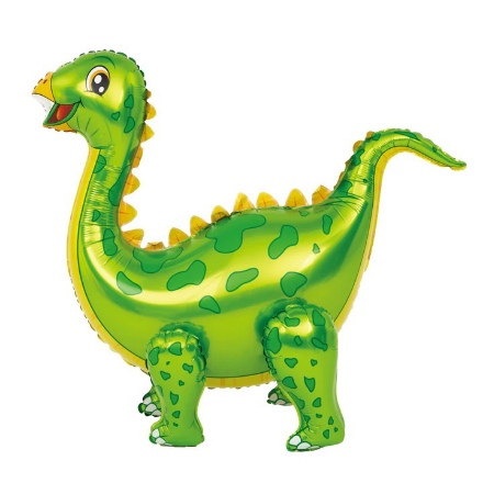 Obrázok z 4D Fóliový balónik Stegosaurus zelený - 92 x 58 cm