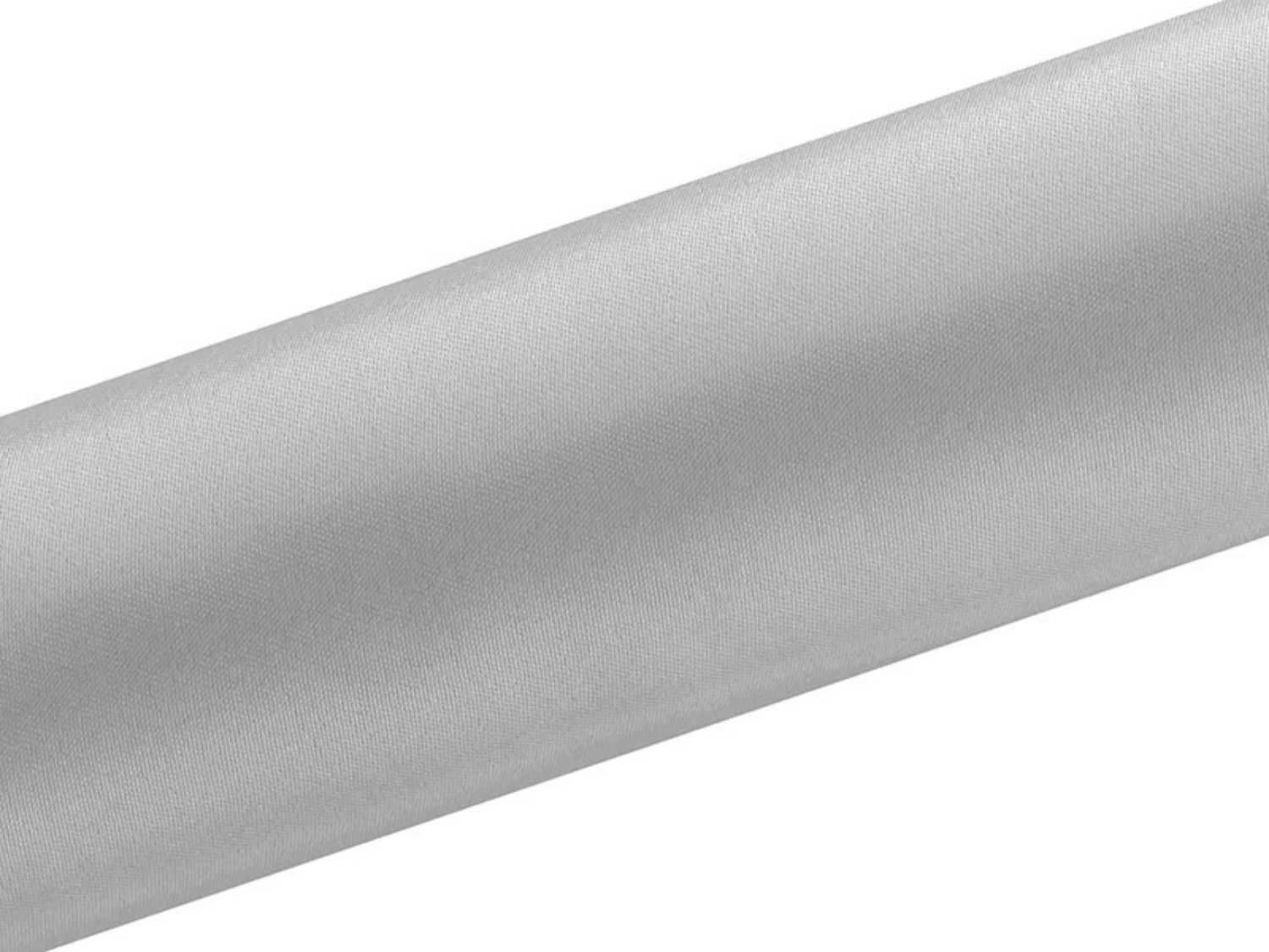 Satén v roli úzký Stříbrný 16 cm x 9 m