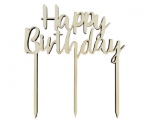 Obrázek z Dekorace na dort - Happy Birthday 13 x 14 cm, Godan 