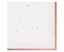 Obrázok z Papierové obrúsky biele s bodkami rosegold 20 ks - 33 x 33 cm