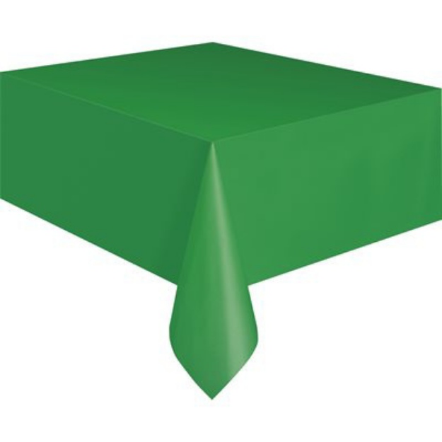 Obrázek z Plastový party ubrus zelený  137 x 274 cm 