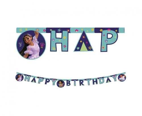 Levně Party nápis Happy Birthday Encanto, 200 cm
