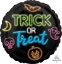 Obrázek Foliový  balonek neon - Trick or Treat - 43 cm