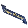 Picture of Birthday sash Happy Birthday Blue and Gold, 10 x 160 cm