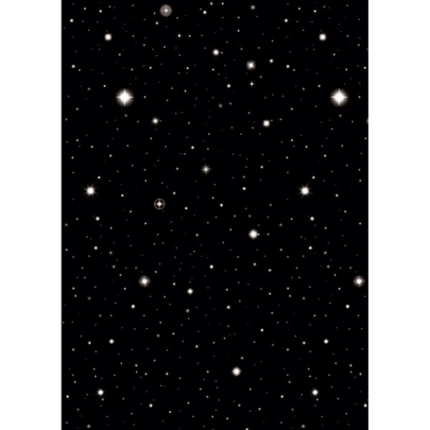 Obrázek z Dekorace na zeď - Noční obloha - 1,2 x 12,1 m 