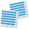Obrázok z Ubrousky Oktoberfest modrobielo - 33 x 33 cm, 20 ks
