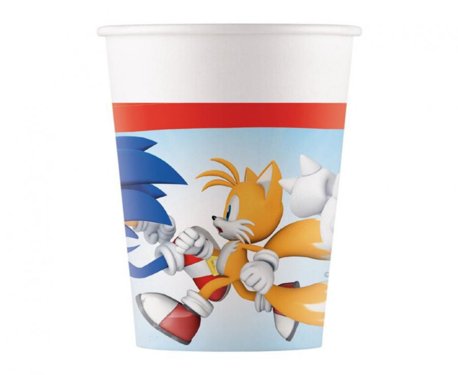 Levně Papírové kelímky Sonic - 8 ks