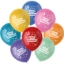 Obrázek Latexové balonky Happy Birthday - Oslava  8 ks, 23 cm