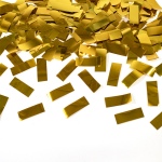Obrázek z Vystřelovací konfety zlaté, foliové  - 60 cm - Amscan 