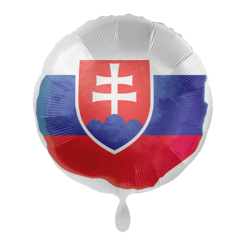 Levně Foliový balonek - Vlajka SK - 43 cm
