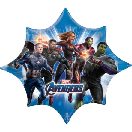 Obrázek Foliový balonek Avengers Endgame - hvězda 88 cm