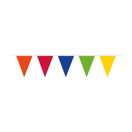 Picture of Vlaječková girlanda plastic pestrobarevná 10 m