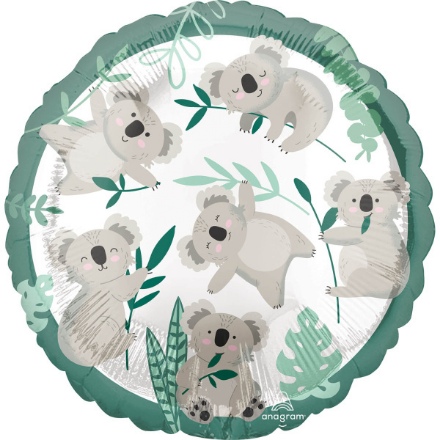 Obrázok z Foliový balonek kulatý - Koala 43 cm