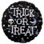 Obrázek Foliový  balonek černý - Trick or Treat - 45 cm