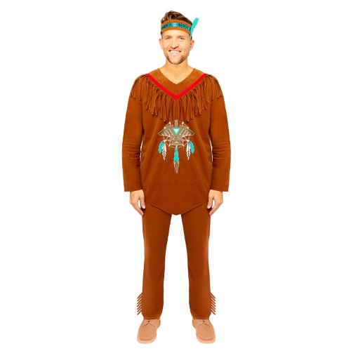Levně Pánský kostým Indián - M/L