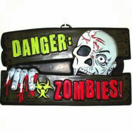 Picture of Cedule Danger: Zombies 43 x 25 cm