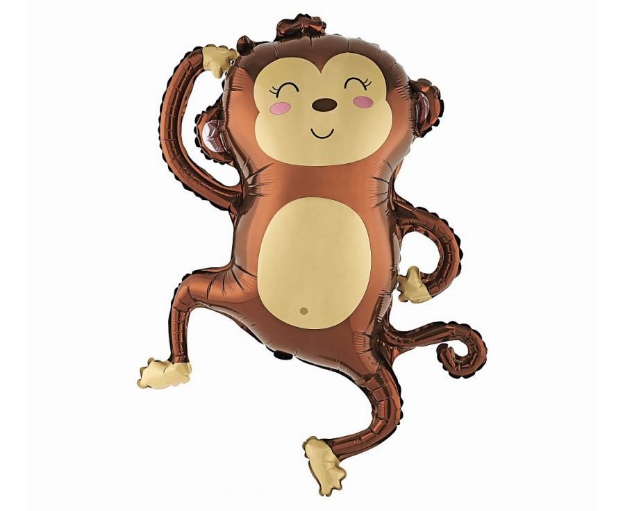Obrázok z Fóliový balónik - roztomilá opica 61x78 cm