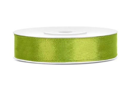 Picture of Saténová stuha zelené jablko 12 mm x 25 m