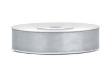 Obrázok z Saténová stuha strieborná 12 mm x 25 m