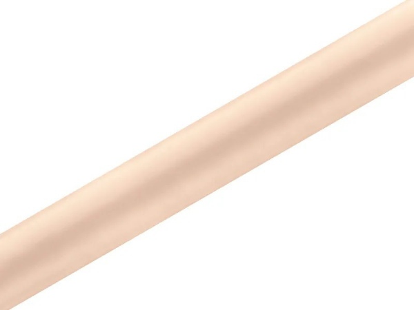 Satén v roli široký světle broskvový 36 cm x 9 m