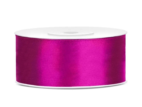 Levně Saténová stuha fuchsie 25 mm x 25 m