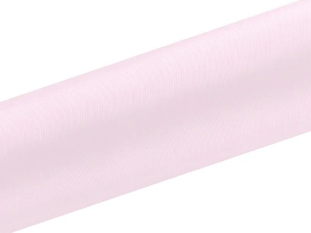 Obrázek Satén v roli úzký světle růžový 16 cm x 9 m