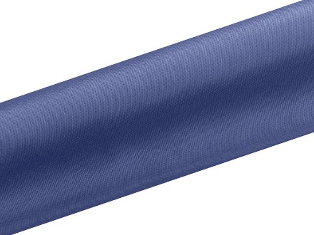 Obrázek Satén v roli úzký Tmavě modrý 16 cm x 9 m