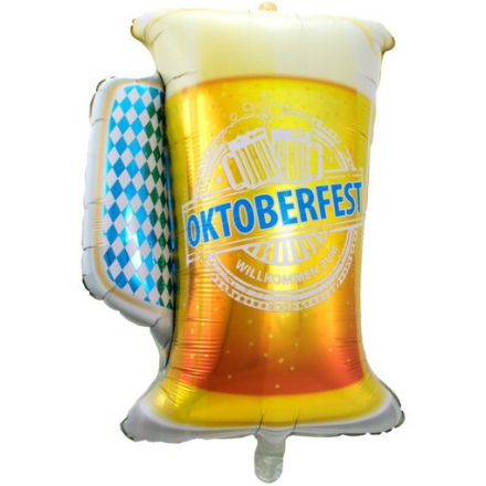 Obrázek Foliový balonek Pivo - Oktoberfest 50 x 80 cm