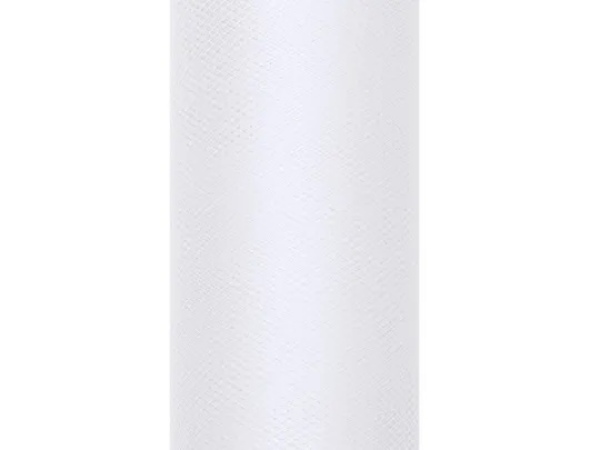 Tyl dekorační bílý 30 cm x 9 m