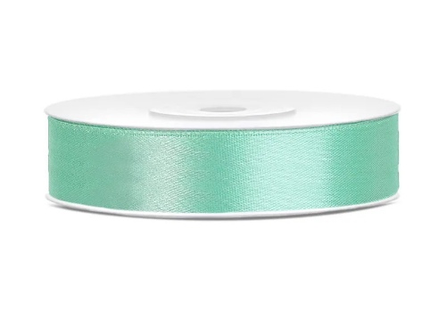 Levně Saténová stuha mint 12 mm x 25 m
