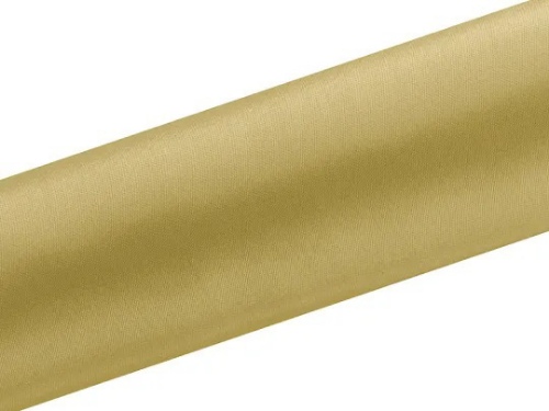Levně Satén v roli úzký Zlatý 16 cm x 9 m