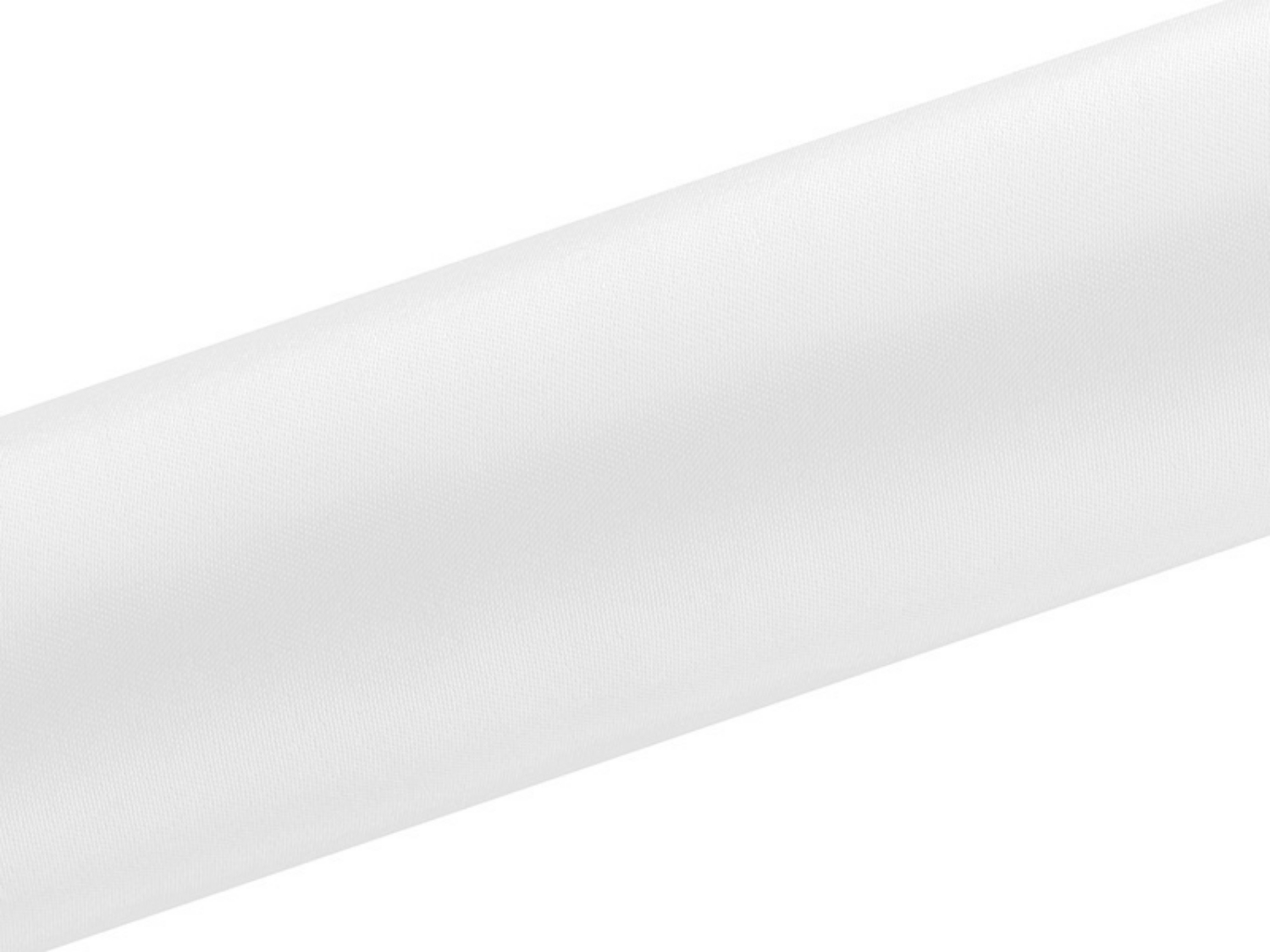 Satén v roli úzký Bílý 16 cm x 9 m